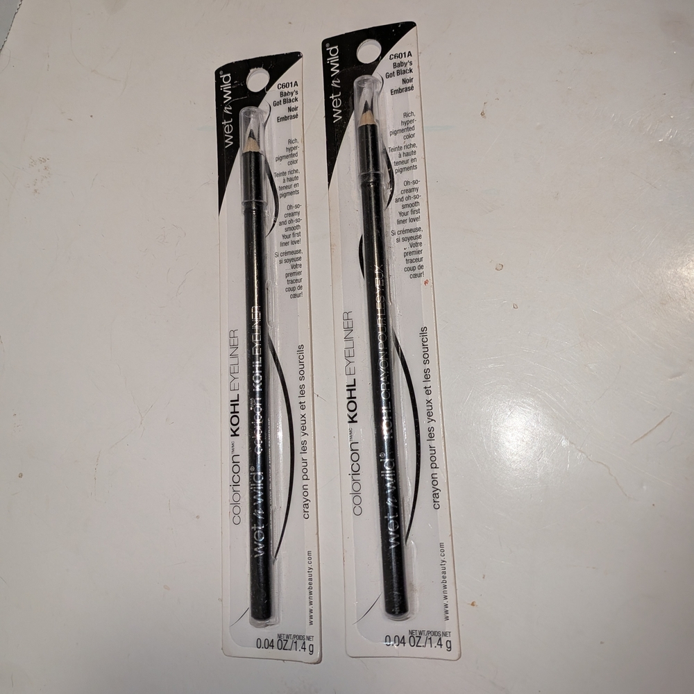 wet n wild Coloricon Kohl Eyeliner Pencil - Black (Single Pack)